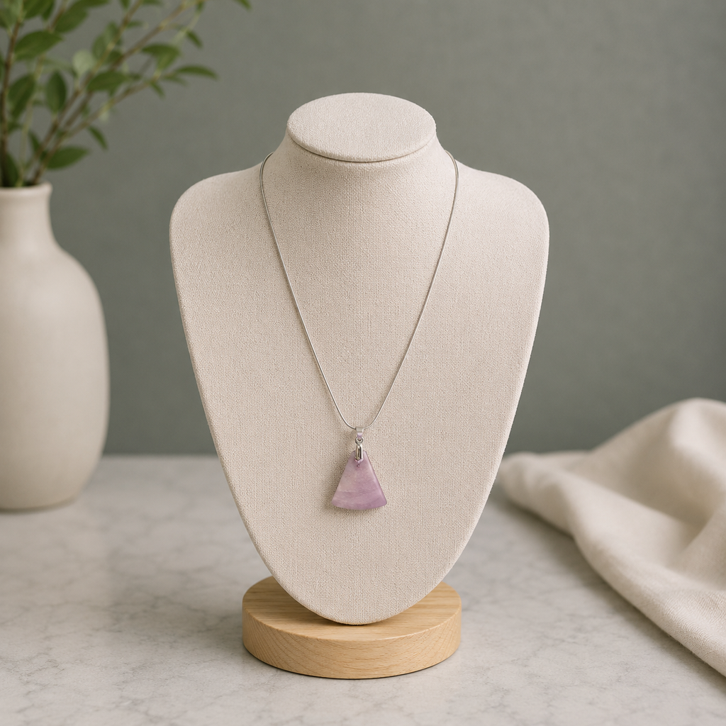 Collar Kunzita Rosa