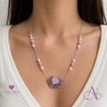 Collar Jaspe y Ágata Rosa