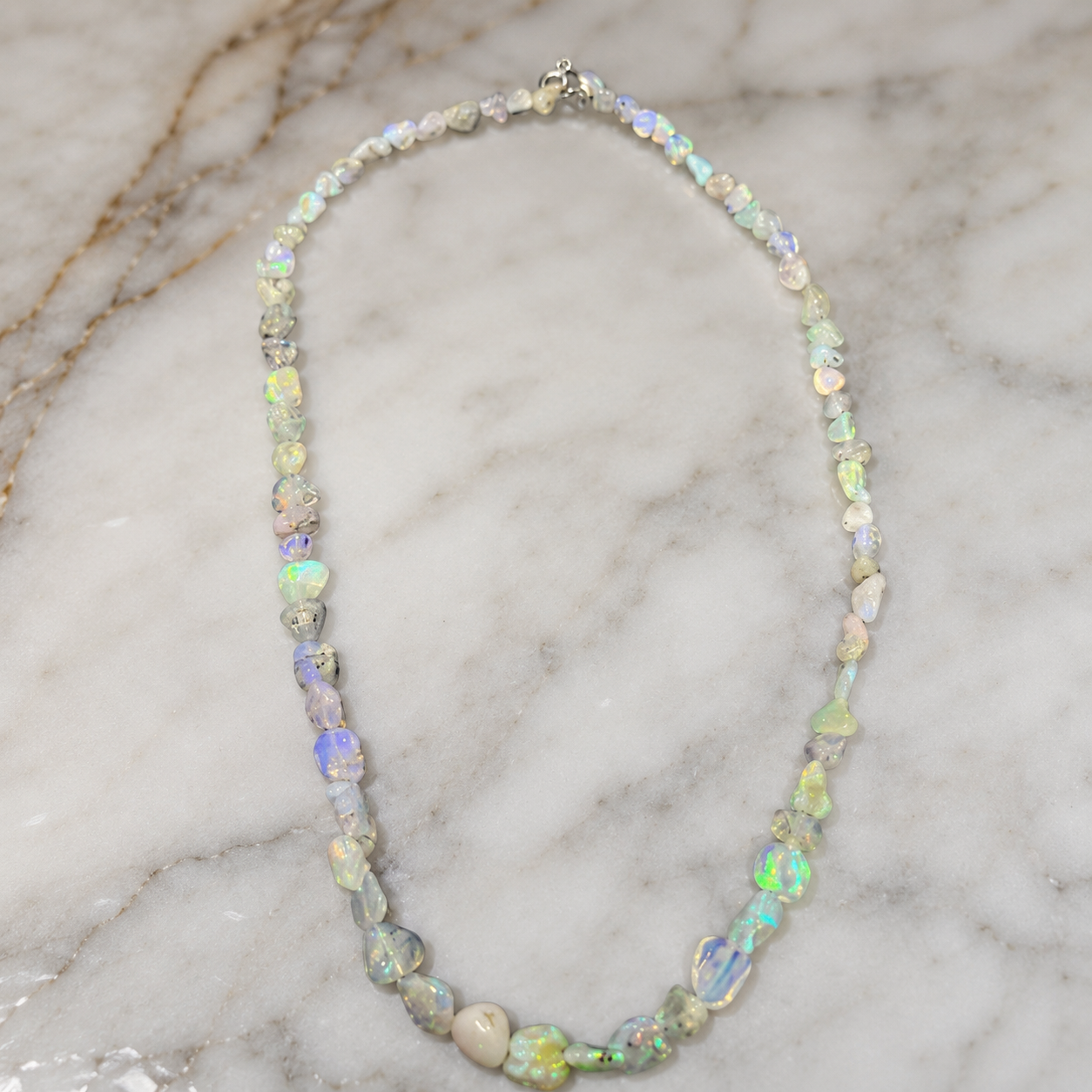 Collar Ópalo Etíope y Plata 925