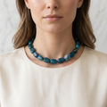 Collar Ágata Azul