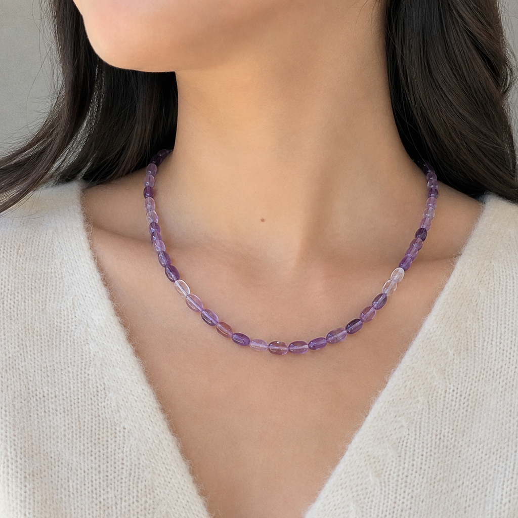 Collar Amatista Nuggets