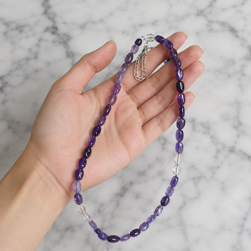 Collar Amatista Nuggets