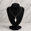 Collar Piedra Luna Facetada