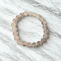 Pulsera Cuarzo Rosa esfera