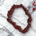 Pulsera Jaspe Rojo Chip
